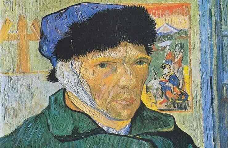ritratto Van Gogh orecchio tagliato