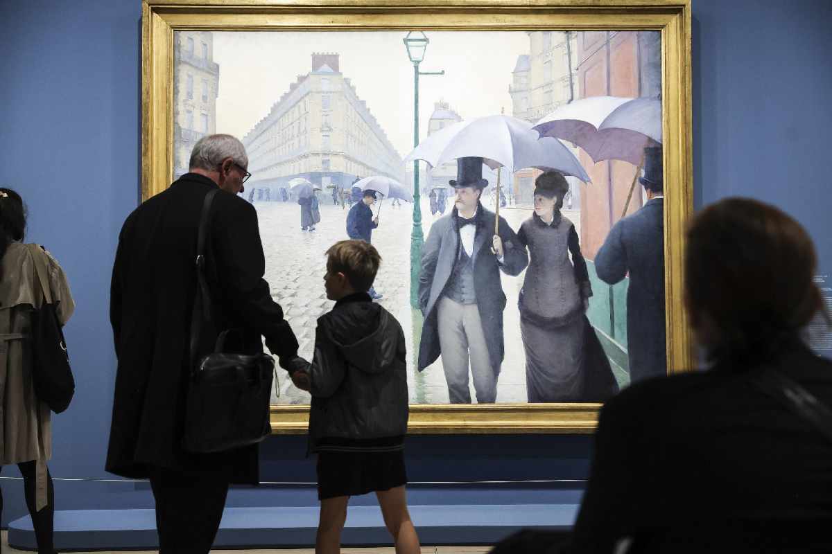 L'apertura della mostra dedicata a Caillebotte