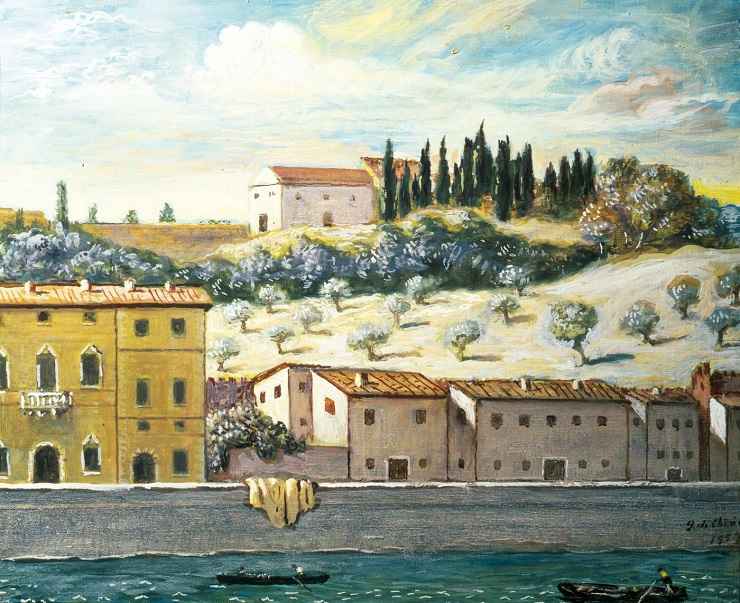 L'opera Lungo Arno di Giorgio De Chirico